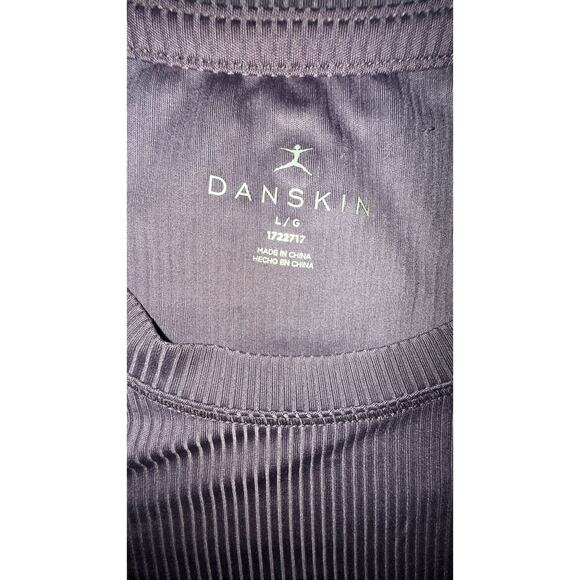 NWT Danskin Ladies' Ribbed Long Sleeve Active Top – Purple, Size L - Picture 11 of 11